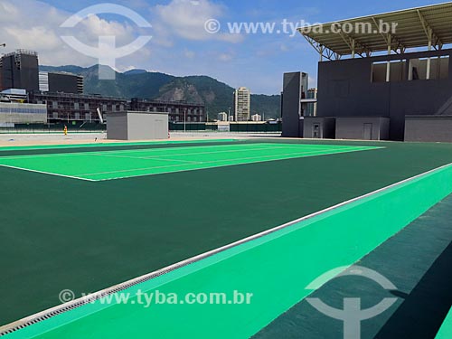  Tennis court of th Olympic Center of Tennis - part of the Rio 2016 Olympic Park  - Rio de Janeiro city - Rio de Janeiro state (RJ) - Brazil