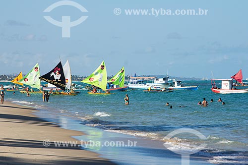  Rafts - Porto de Galinhas Beach waterfront  - Ipojuca city - Pernambuco state (PE) - Brazil