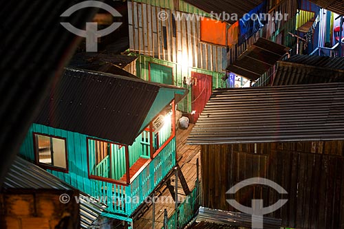  Stilt houses  - Manaus city - Amazonas state (AM) - Brazil