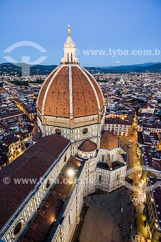  General view of the Florence city from Duomo di Firenze - Santa Maria del Fiore  - Florence - Florence province - Italy