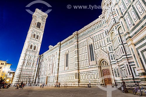  Side facade of the Duomo di Firenze - Santa Maria del Fiore (1436)  - Florence - Florence province - Italy