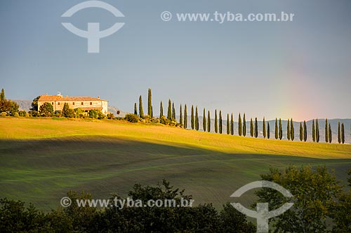  Rural zone of the Castiglione dOrcia city  - Castiglione dOrcia city - Siena province - Italy