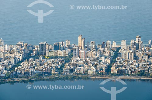  View of the Ipanema neighborhood from Christ the Redeemer  - Rio de Janeiro city - Rio de Janeiro state (RJ) - Brazil