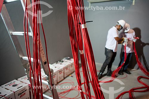  Installation of telecommunications cables - Youth Arena  - Rio de Janeiro city - Rio de Janeiro state (RJ) - Brazil