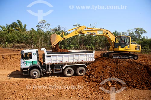  Gravel loading- Jalapao Gravel Pit  - Porto Velho city - Rondonia state (RO) - Brazil