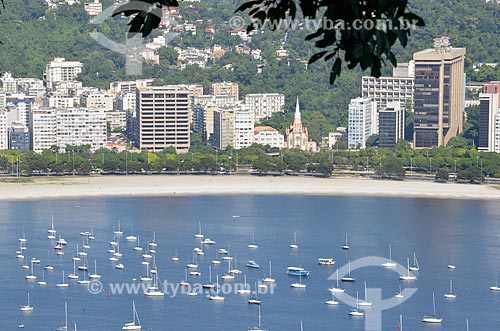  View of the Botafogo neighborhood from Urca Mountain  - Rio de Janeiro city - Rio de Janeiro state (RJ) - Brazil