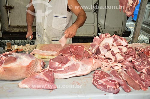  Street Fair - General Osorio Square - Tent for sale of meat  - Rio de Janeiro city - Rio de Janeiro state (RJ) - Brazil