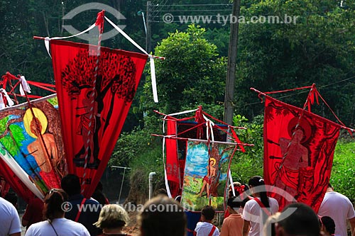  Faithful - Sao Sebastiao procession  - Manaus city - Amazonas state (AM) - Brazil