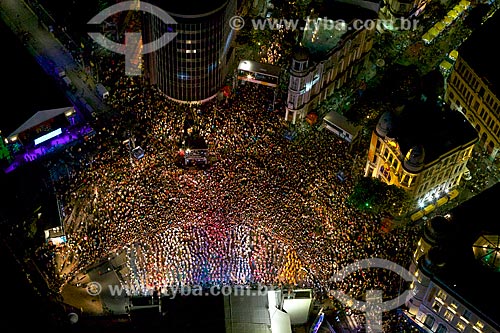  Aerial photo of carnival - Rio Branco Square - also know as Ground Zero  - Recife city - Pernambuco state (PE) - Brazil