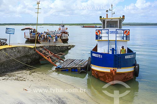  Ferry used in the crossing between Cabedelo and Lucena cities  - Cabedelo city - Paraiba state (PB) - Brazil