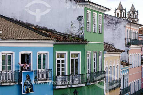  Historic house at Pelourinho - where Michael Jackson recorded the video for the song They Do not Care About Us  - Salvador city - Bahia state (BA) - Brazil