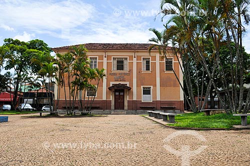  Facade of the Luiz Saffi Historical Museum - Doutor Tatinho Square  - Barra Bonita city - Sao Paulo state (SP) - Brazil