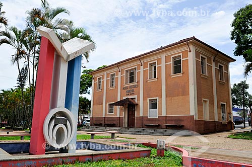  Facade of the Luiz Saffi Historical Museum - Doutor Tatinho Square  - Barra Bonita city - Sao Paulo state (SP) - Brazil