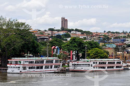  View of the Tiete River with the Barra Bonita Port  - Barra Bonita city - Sao Paulo state (SP) - Brazil