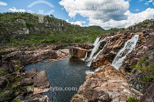  Carioquinhas Waterfall - Chapada dos Veadeiros National Park  - Alto Paraiso de Goias city - Goias state (GO) - Brazil