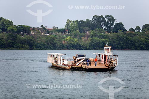  Ferry crossing of Tocantins River between the cities of Tocantinia and Miracema do Tocantins  - Miracema do Tocantins city - Tocantins state (TO) - Brazil