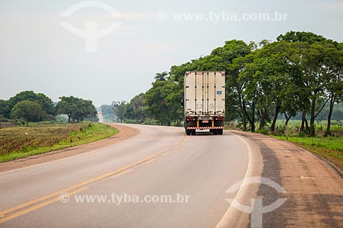  Truck - Transbrasiliana Highway (BR-153) - also known as Belem-Brasilia Highway and Bernardo Sayao Highway  - Miranorte city - Tocantins state (TO) - Brazil
