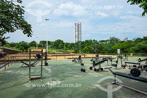  Outdoor gym - Cesamar Park (1988)  - Palmas city - Tocantins state (TO) - Brazil