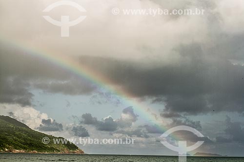  Rainbow - Acores Beach waterfront  - Florianopolis city - Santa Catarina state (SC) - Brazil