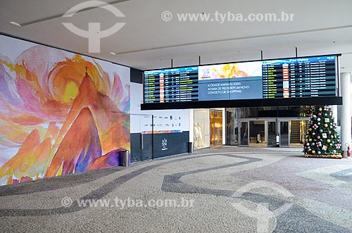  Flights panel inside of the Bossa Nova Mall  - Rio de Janeiro city - Rio de Janeiro state (RJ) - Brazil