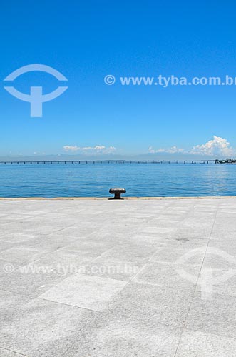  View of the Guanabara Bay with the Rio-Niteroi Bridge from Maua Square  - Rio de Janeiro city - Rio de Janeiro state (RJ) - Brazil