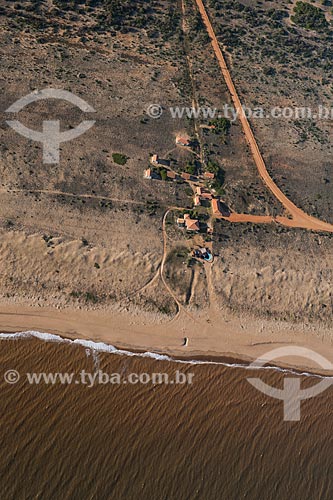  Regencia district waterfront after the dam rupture of the Samarco company mining rejects in Mariana city (MG)  - Linhares city - Espirito Santo state (ES) - Brazil