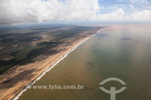  Regencia district waterfront after the dam rupture of the Samarco company mining rejects in Mariana city (MG)  - Linhares city - Espirito Santo state (ES) - Brazil