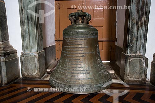  Bell inside of Sao Francisco de Assis Church (1774)  - Sao Joao del Rei city - Minas Gerais state (MG) - Brazil