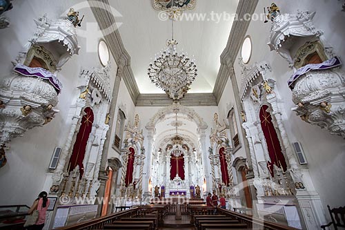  Inside of the Nossa Senhora do Carmo Church (1732)  - Sao Joao del Rei city - Minas Gerais state (MG) - Brazil