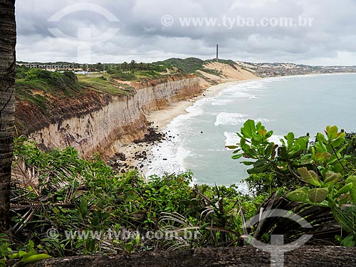  Beach and cliffs in Rio Grande do Norte coastline  - Nisia Floresta city - Rio Grande do Norte state (RN) - Brazil