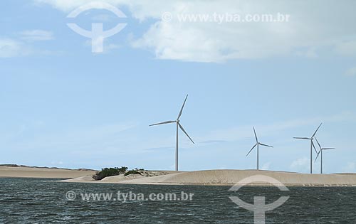  Generating wind turbines - Rei dos Ventos Wind Farm  - Galinhos city - Rio Grande do Norte state (RN) - Brazil