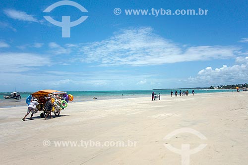  Street vendor - Tamandare Beach waterfront  - Tamandare city - Pernambuco state (PE) - Brazil