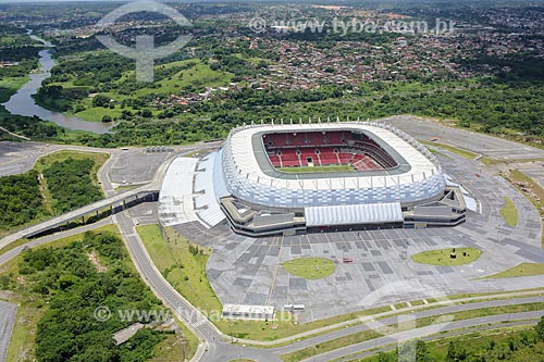  Aerial photo of the Itaipava Pernambuco Arena (2013)  - Sao Lourenco da Mata city - Pernambuco state (PE) - Brazil