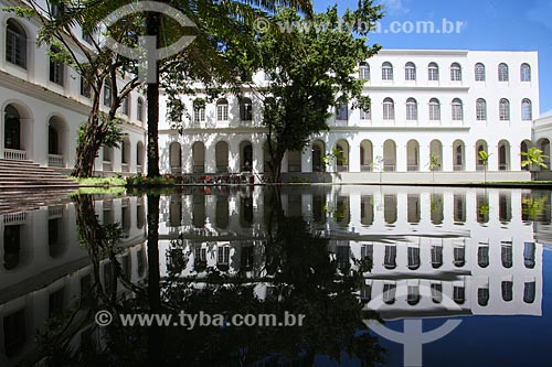  Courtyard of the Dom Pedro II Hospital (1861) - part of the Professor Fernando Figueira Integral Medicine Institute  - Recife city - Pernambuco state (PE) - Brazil