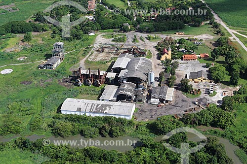 Aerial photo of the sugarcane plant  - Ipojuca city - Pernambuco state (PE) - Brazil