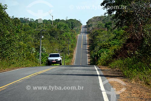  Snippet of AM-352 highway between the Novo Airao and Manacapuru cities  - Novo Airao city - Amazonas state (AM) - Brazil