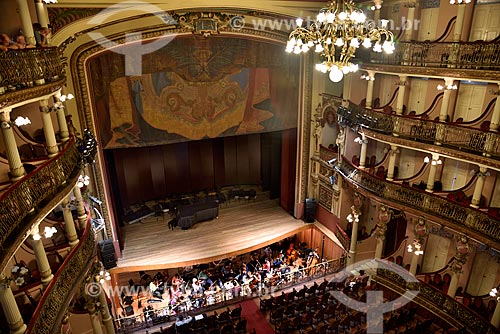  Symphony orchestra rehearsal - inside of Amazon Theatre (1896)  - Manaus city - Amazonas state (AM) - Brazil