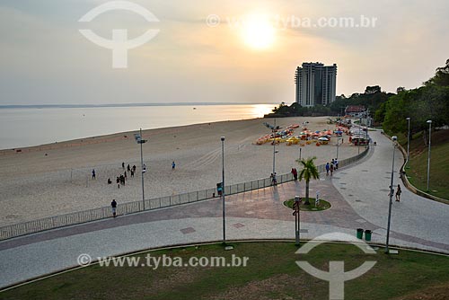 Sunset - Ponta Negra Beach waterfront  - Manaus city - Amazonas state (AM) - Brazil