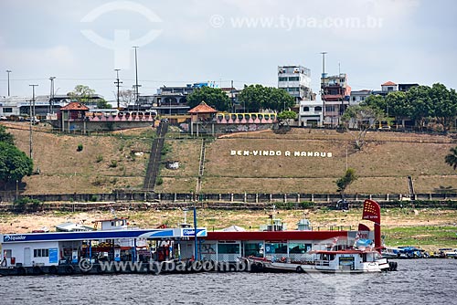  Floating gas stations - Negro River  - Manaus city - Amazonas state (AM) - Brazil