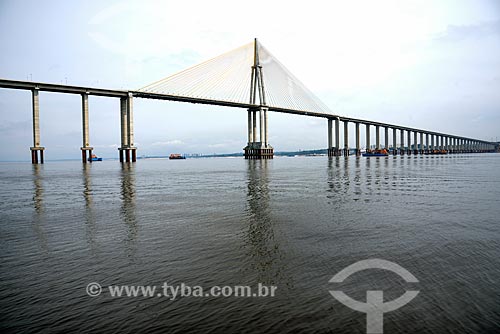  View of the Negro River Bridge (2011)  - Manaus city - Amazonas state (AM) - Brazil