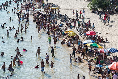  Bathers on Fogo Island - Sao Francisco River  - Petrolina city - Pernambuco state (PE) - Brazil