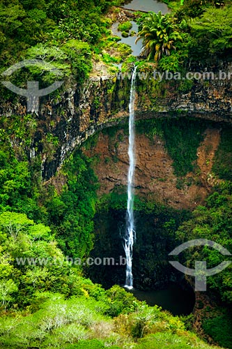  General view of the Chamarel Waterfalls  - Black River district - Mauritius