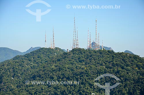  View of Sumare Mountain from Christ the Redeemer  - Rio de Janeiro city - Rio de Janeiro state (RJ) - Brazil