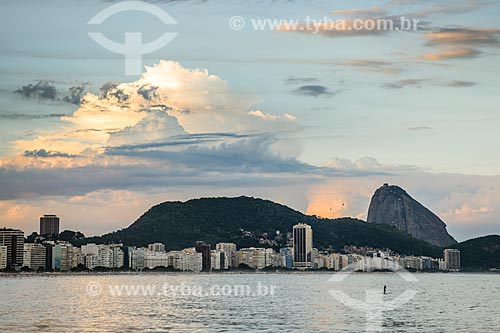  General view of the Copacabana Beach with the Sugar Loaf in the background  - Rio de Janeiro city - Rio de Janeiro state (RJ) - Brazil