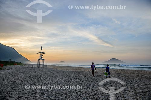  Dawn - Grumari Beach before the start of WSL Brazilian stage (World Surf League) WSL Oi Rio Pro 2016  - Rio de Janeiro city - Rio de Janeiro state (RJ) - Brazil
