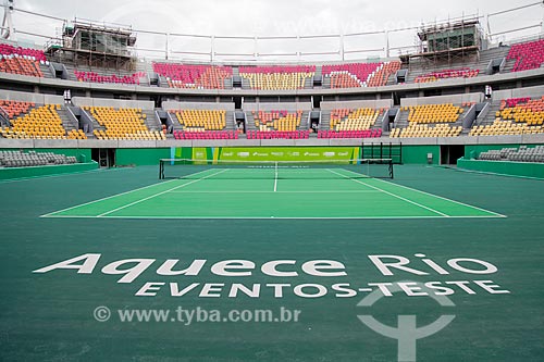  Tennis court of the Olympic Center of Tennis - part of the Rio 2016 Olympic Park  - Rio de Janeiro city - Rio de Janeiro state (RJ) - Brazil