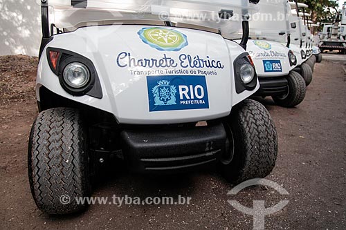  Detail of the electric cart from Paqueta Island  - Rio de Janeiro city - Rio de Janeiro state (RJ) - Brazil