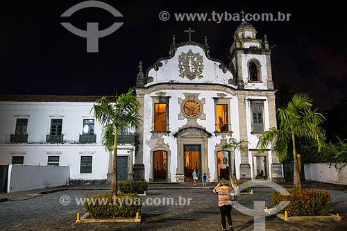  Tourist - Sao Bento Monastery (1599) at night  - Olinda city - Pernambuco state (PE) - Brazil
