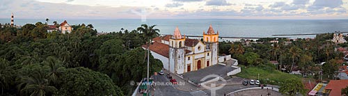  Sunset - Sao Salvador do Mundo Church - also known as Se Church (XVI century)  - Olinda city - Pernambuco state (PE) - Brazil