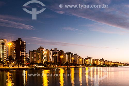  View of the Beira Mar Norte Avenue during the sunset  - Florianopolis city - Santa Catarina state (SC) - Brazil